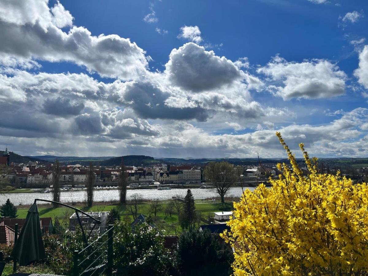 Das Ferienhaus mit Aussicht Pirna Exterior foto